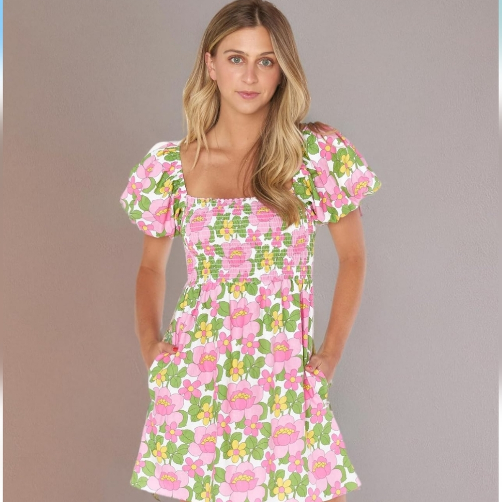 Bixby Floral Mini Dress By Show Me Your Mumu - Picture 2 of 10